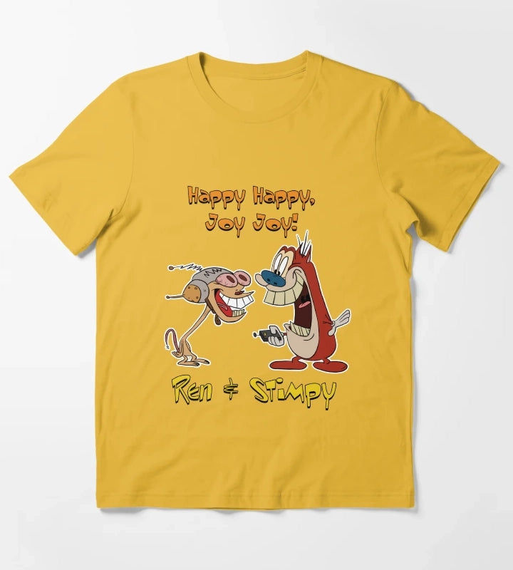 Happy Happy Joy Joy T-Shirt Yellow