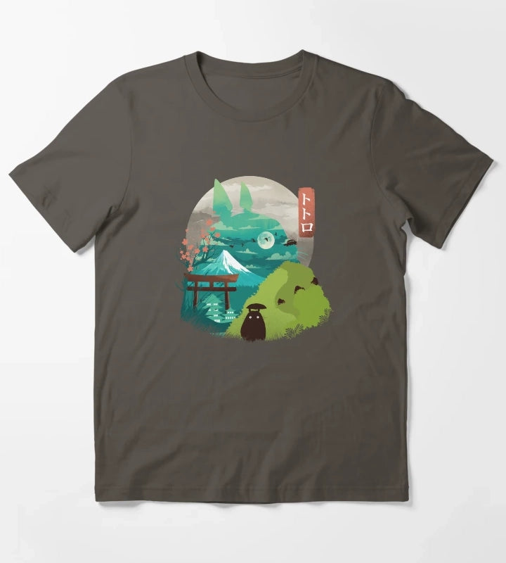 Happy Landscape T-Shirt Dark Grey