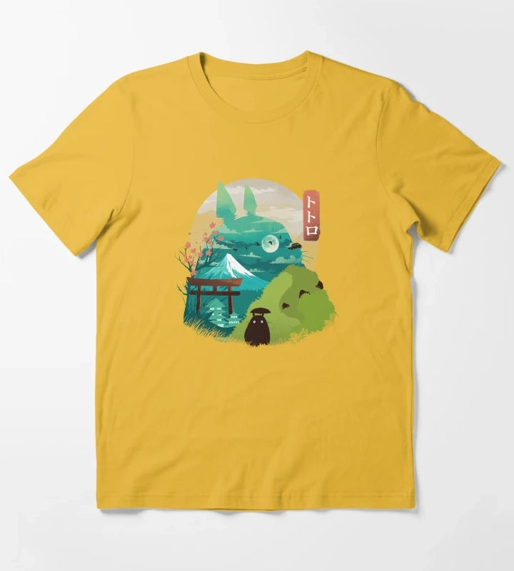 Happy Landscape T-Shirt Yellow