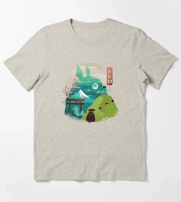 Happy Landscape T-Shirt Cream