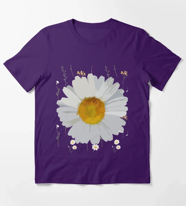 Happy National Daisy Day T-Shirt Purple