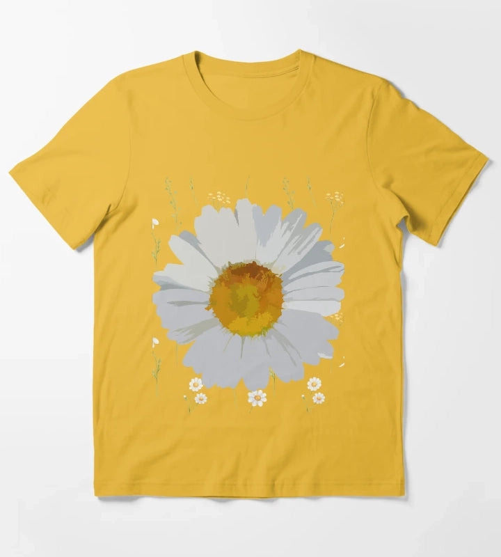 Happy National Daisy Day T-Shirt Yellow