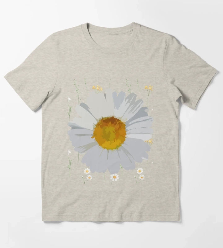 Happy National Daisy Day T-Shirt Cream