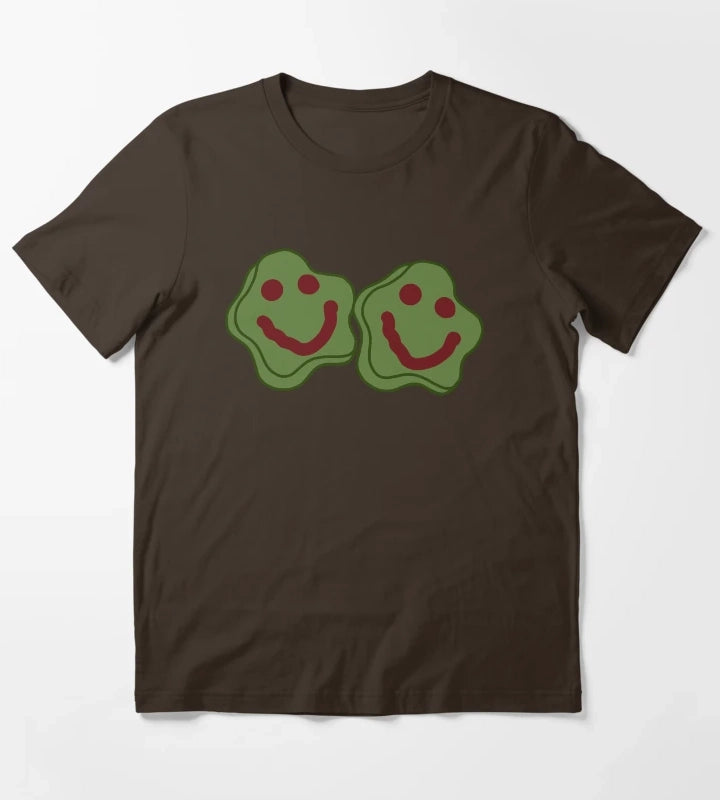 Happy pickles T-Shirt Brown