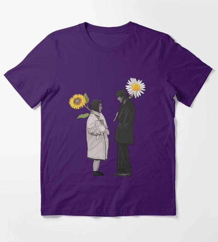 Harold and Maude Daisy and Sunflower T-Shirt Purple