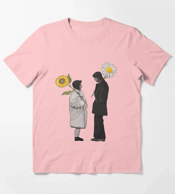 Harold and Maude Daisy and Sunflower T-Shirt Dark Grey