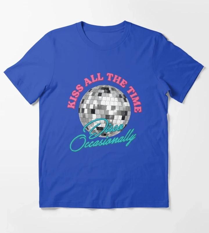 Harry Kiss All The Time Disco Occasionally Disco Ball Tour T-Shirt Blue