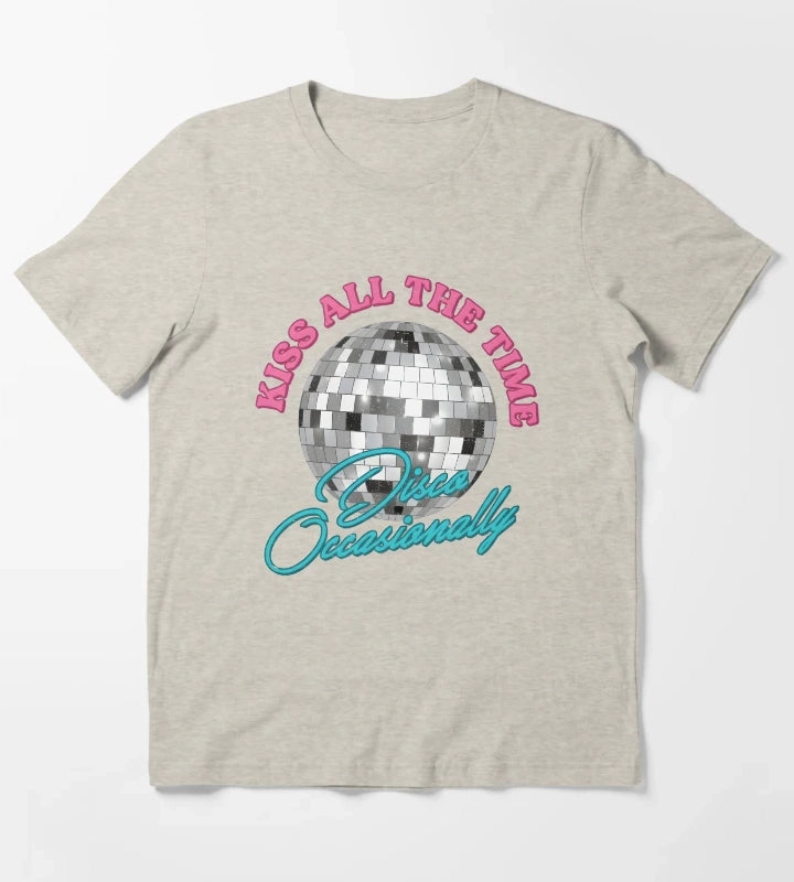 Harry Kiss All The Time Disco Occasionally Disco Ball Tour T-Shirt Cream