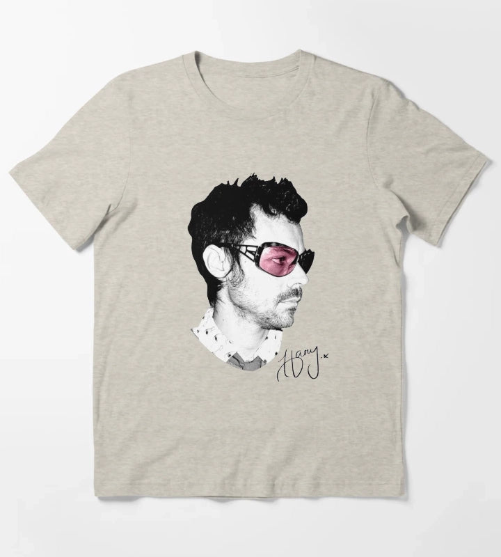 Harry Kiss and Disco Big Face T-Shirt Cream