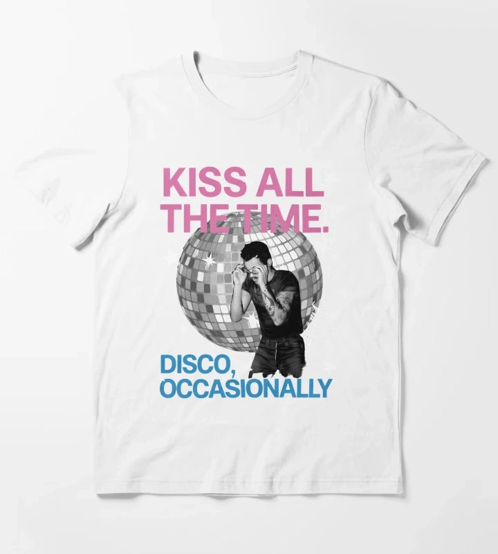 Harry Style Disco Ball Love On Tour T-Shirt White
