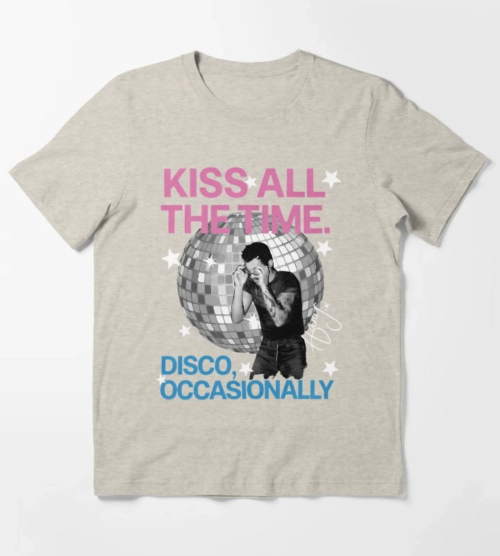 Harry Style Disco Ball Love On Tour T-Shirt Cream