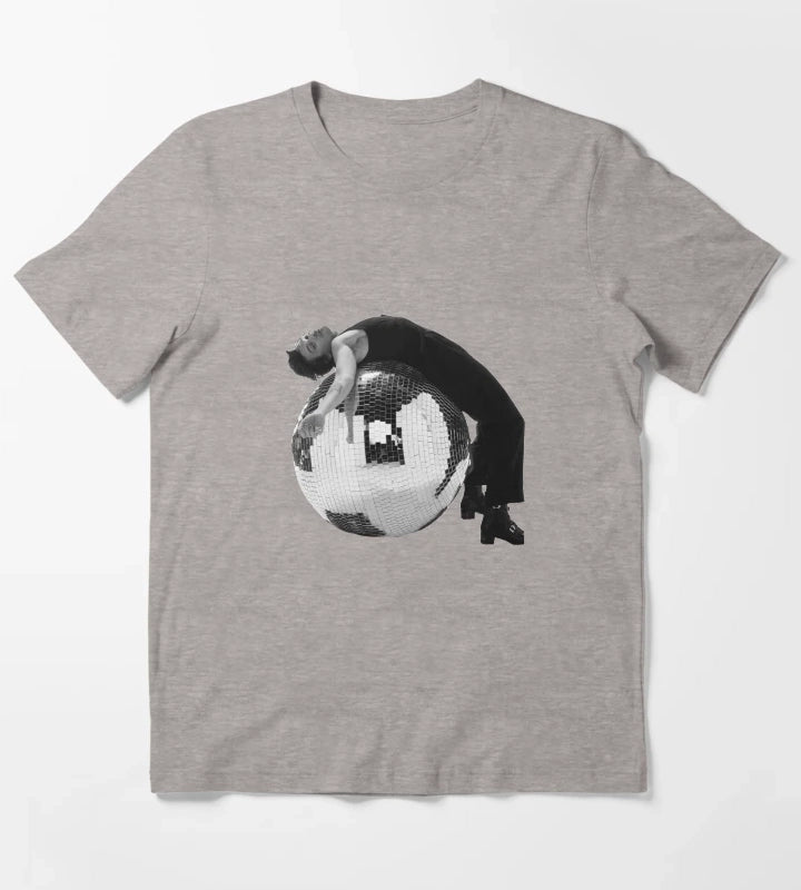 Harry Styles Disco Ball T-Shirt Heather Grey