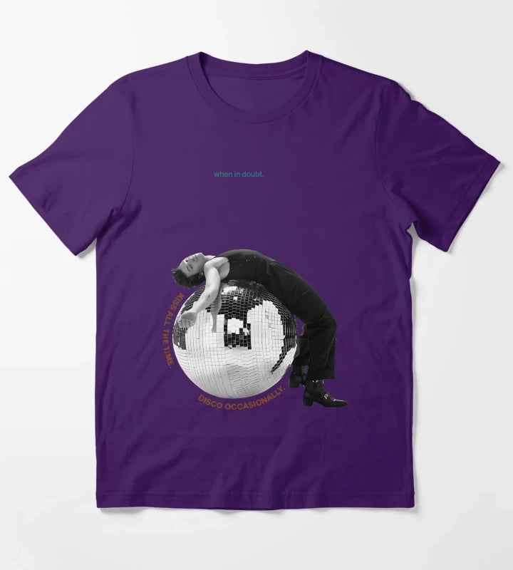 Harry Styles Kiss All The Time Disco Occasionally T-Shirt Purple