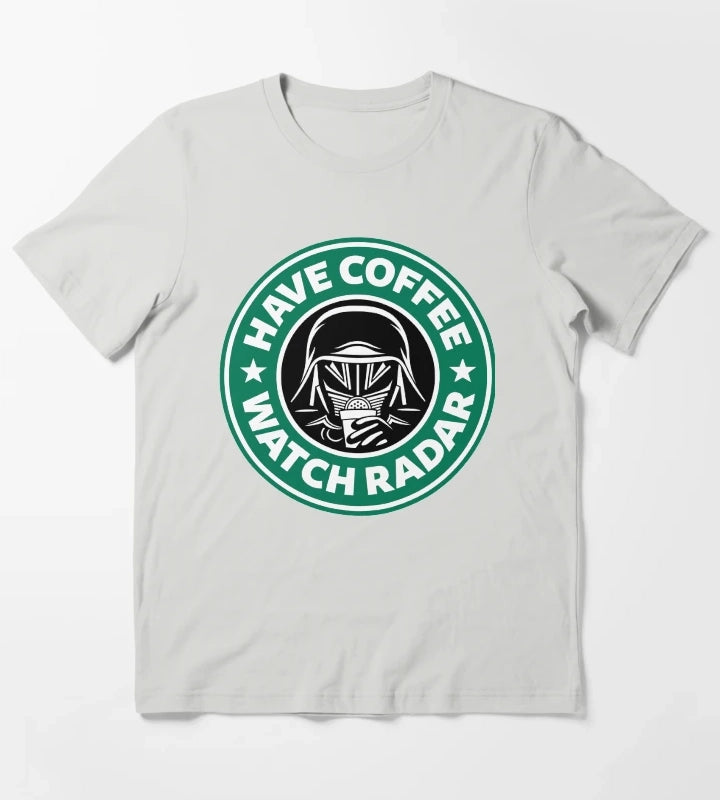 Have Coffee Watch Radar T-Shirt Light Grey