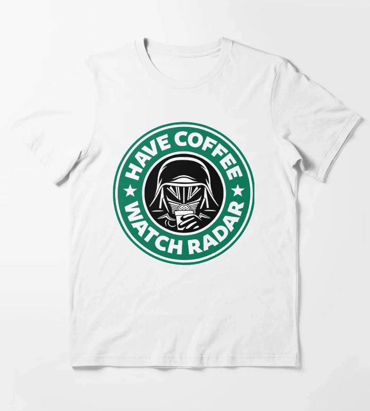 Have Coffee Watch Radar T-Shirt White