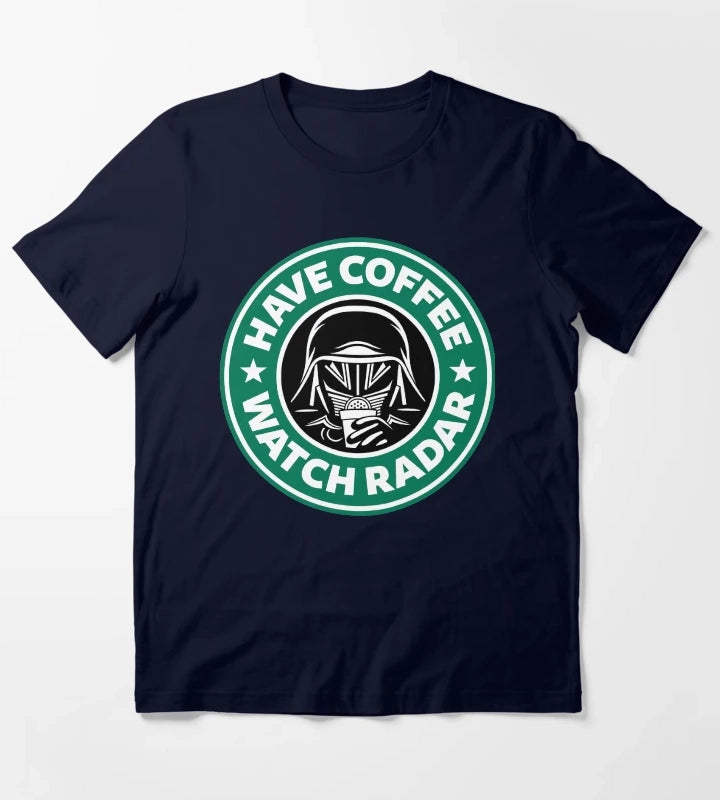 Have Coffee Watch Radar T-Shirt Navy