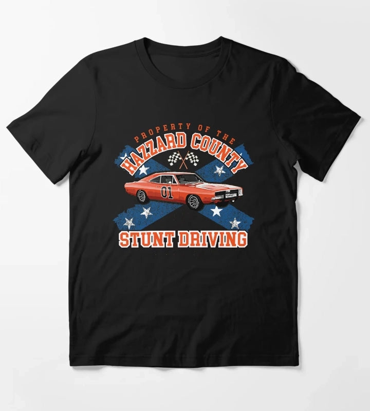 Hazzard County Stunt Driving Academy T-Shirt