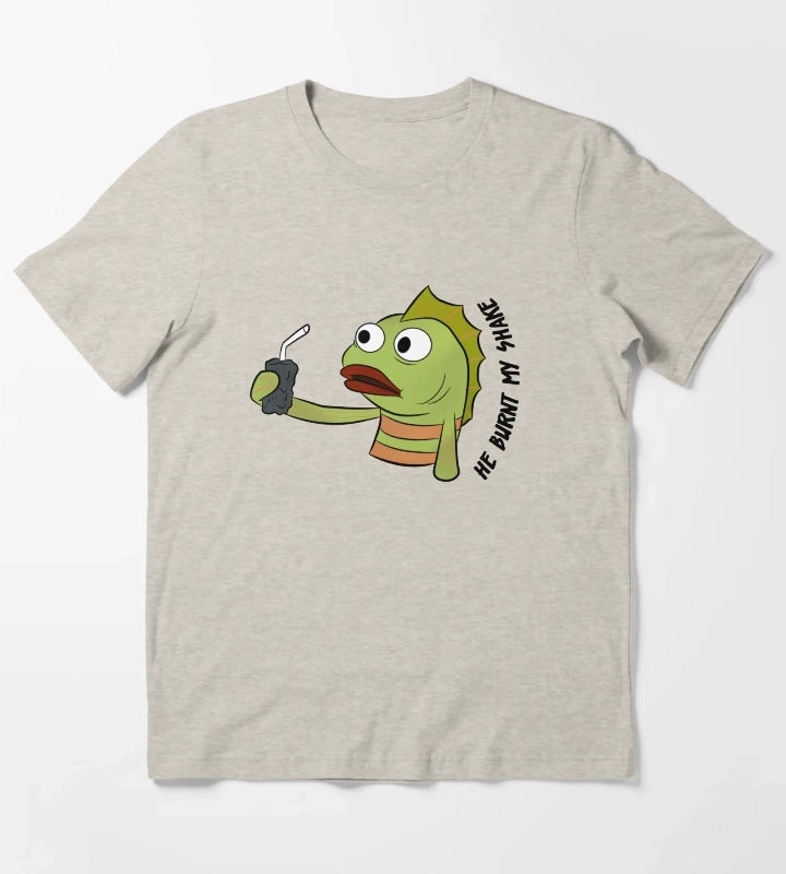 He Burnt My Shake T-Shirt Cream