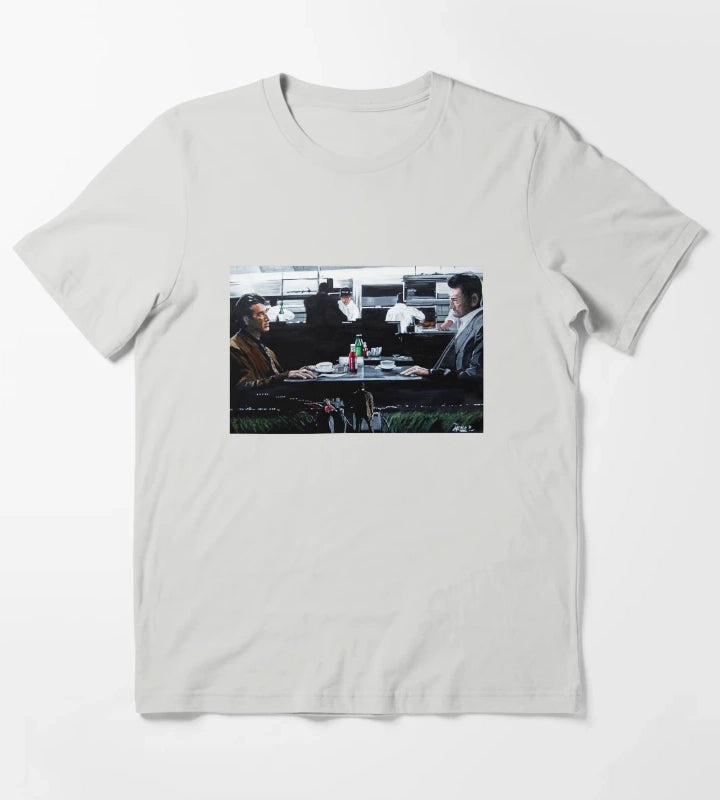 Heat Coffee Shop T-Shirt Light Grey