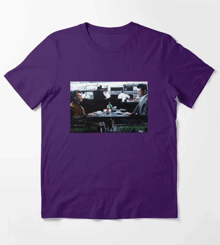 Heat Coffee Shop T-Shirt Purple