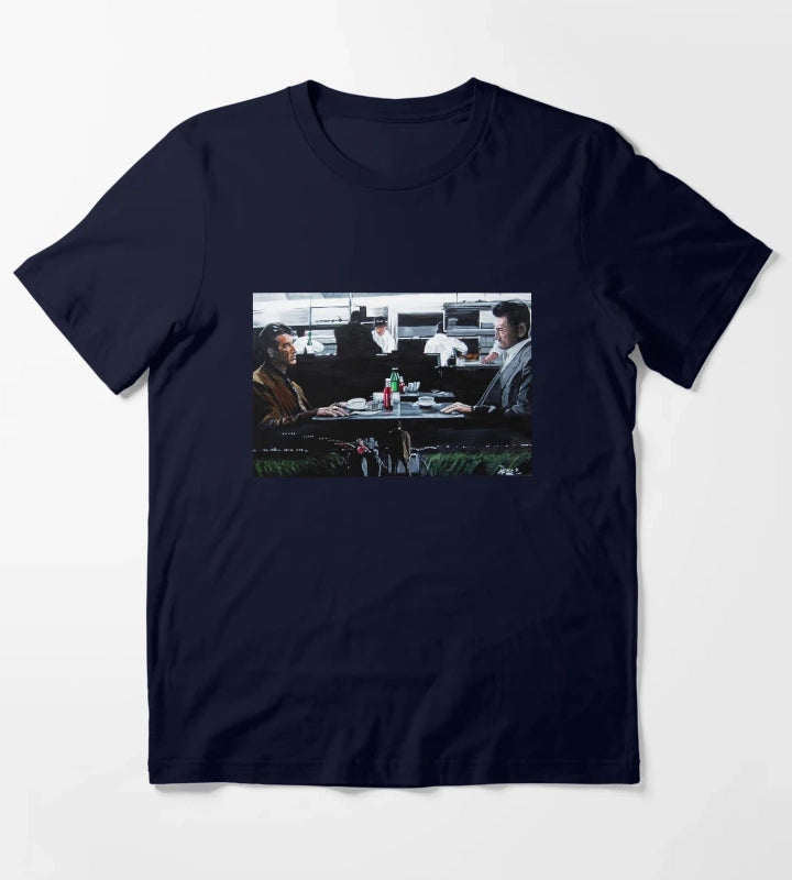 Heat Coffee Shop T-Shirt Navy