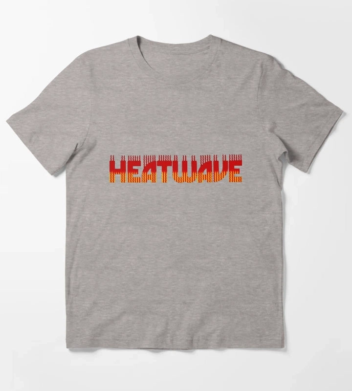Heatwave band Central Heating logo T-Shirt Heather Grey