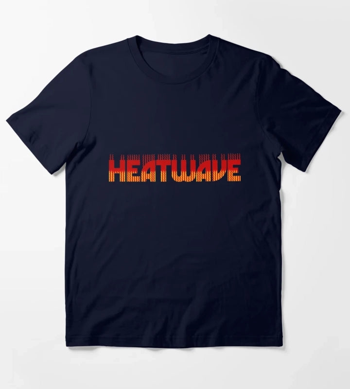 Heatwave band Central Heating logo T-Shirt Navy