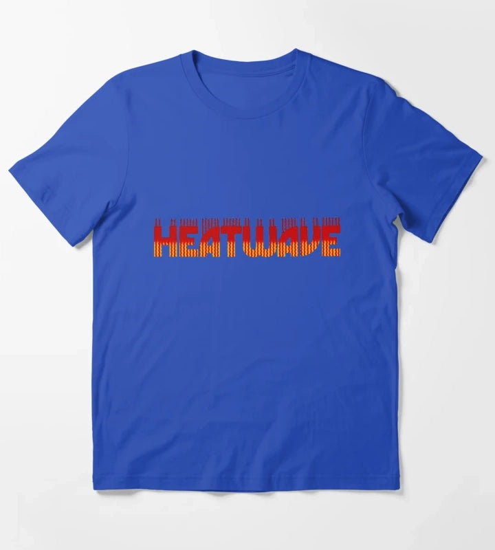 Heatwave band Central Heating logo T-Shirt Blue