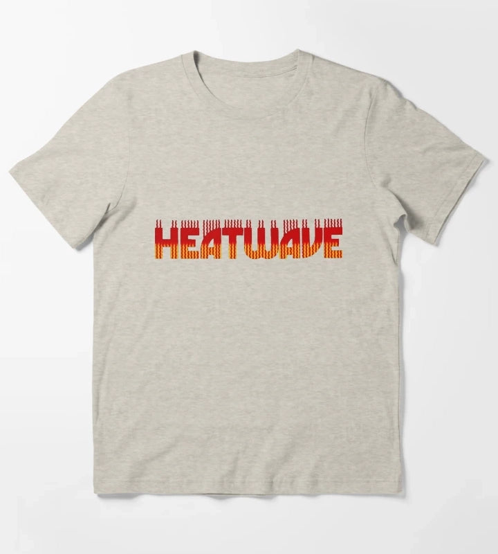 Heatwave band Central Heating logo T-Shirt Cream