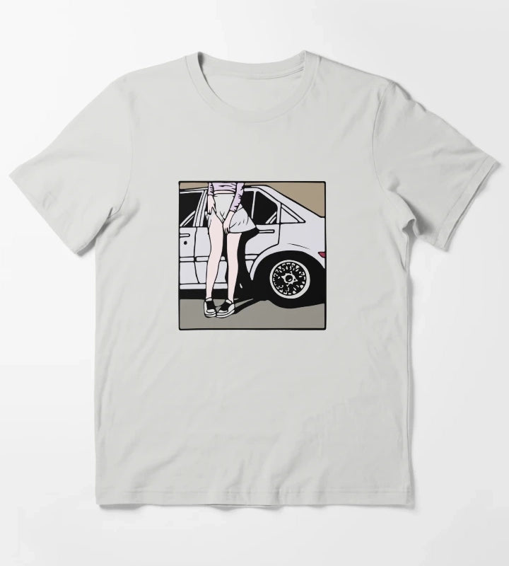 Hello You Thered Better Be a Mirrorball Arctic Monkeys The Car T-Shirt Light Grey