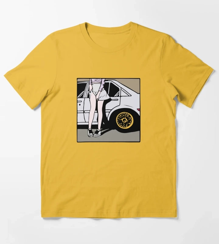 Hello You Thered Better Be a Mirrorball Arctic Monkeys The Car T-Shirt Yellow