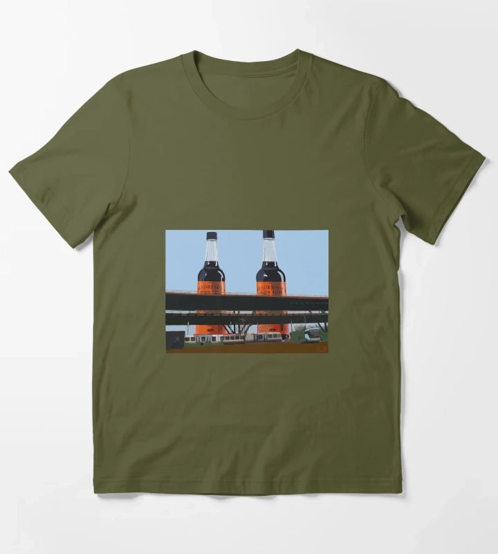 Hendersons Towers T-Shirt Olive Green
