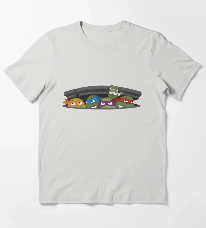 Heroes in a Half Shell T-Shirt Light Grey