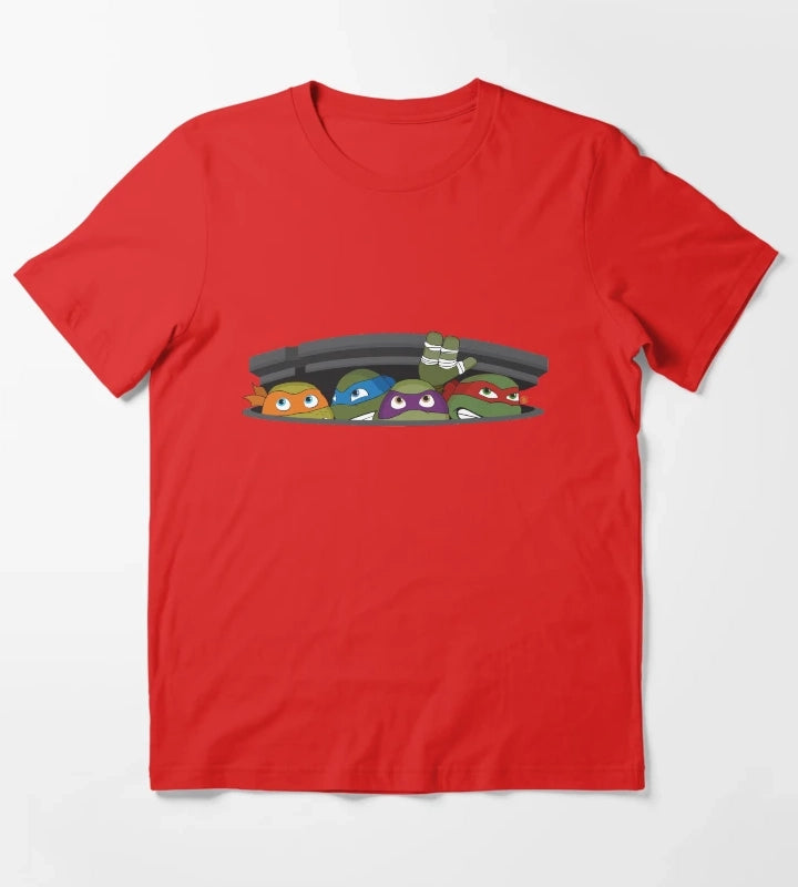 Heroes in a Half Shell T-Shirt Red