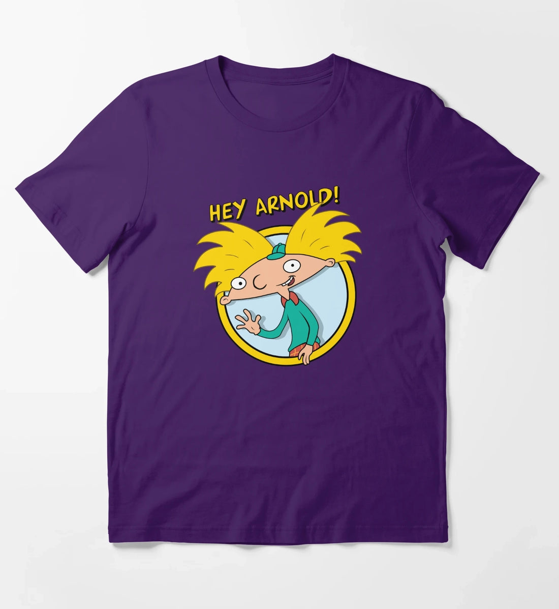Hey Arnold Arnold Classic Wave Poster T-Shirt Purple