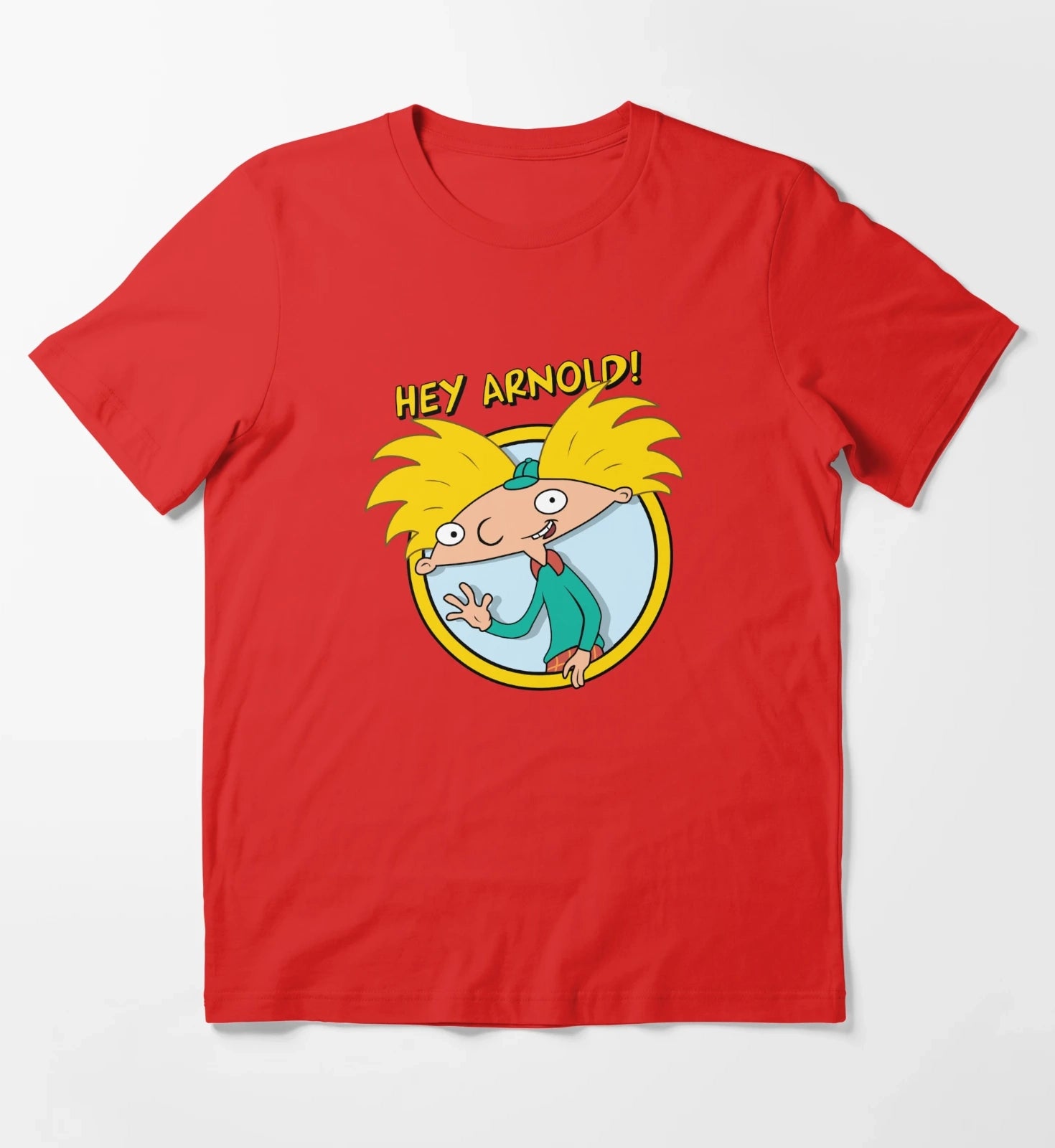 Hey Arnold Arnold Classic Wave Poster T-Shirt Red