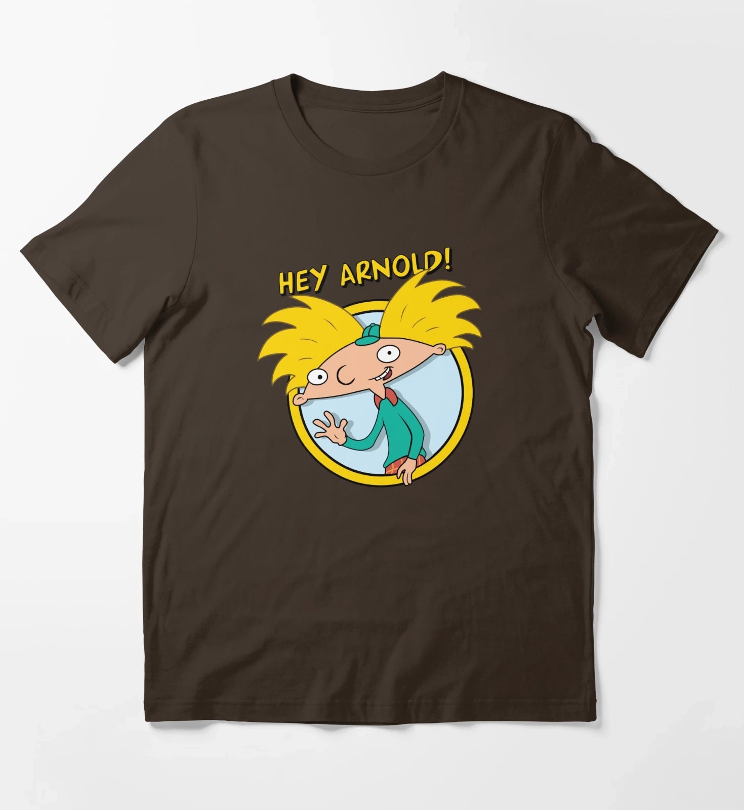 Hey Arnold Arnold Classic Wave Poster T-Shirt Brown