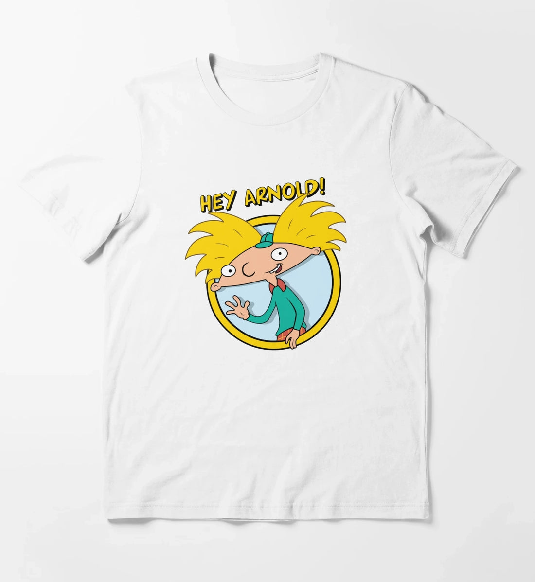 Hey Arnold Arnold Classic Wave Poster T-Shirt White