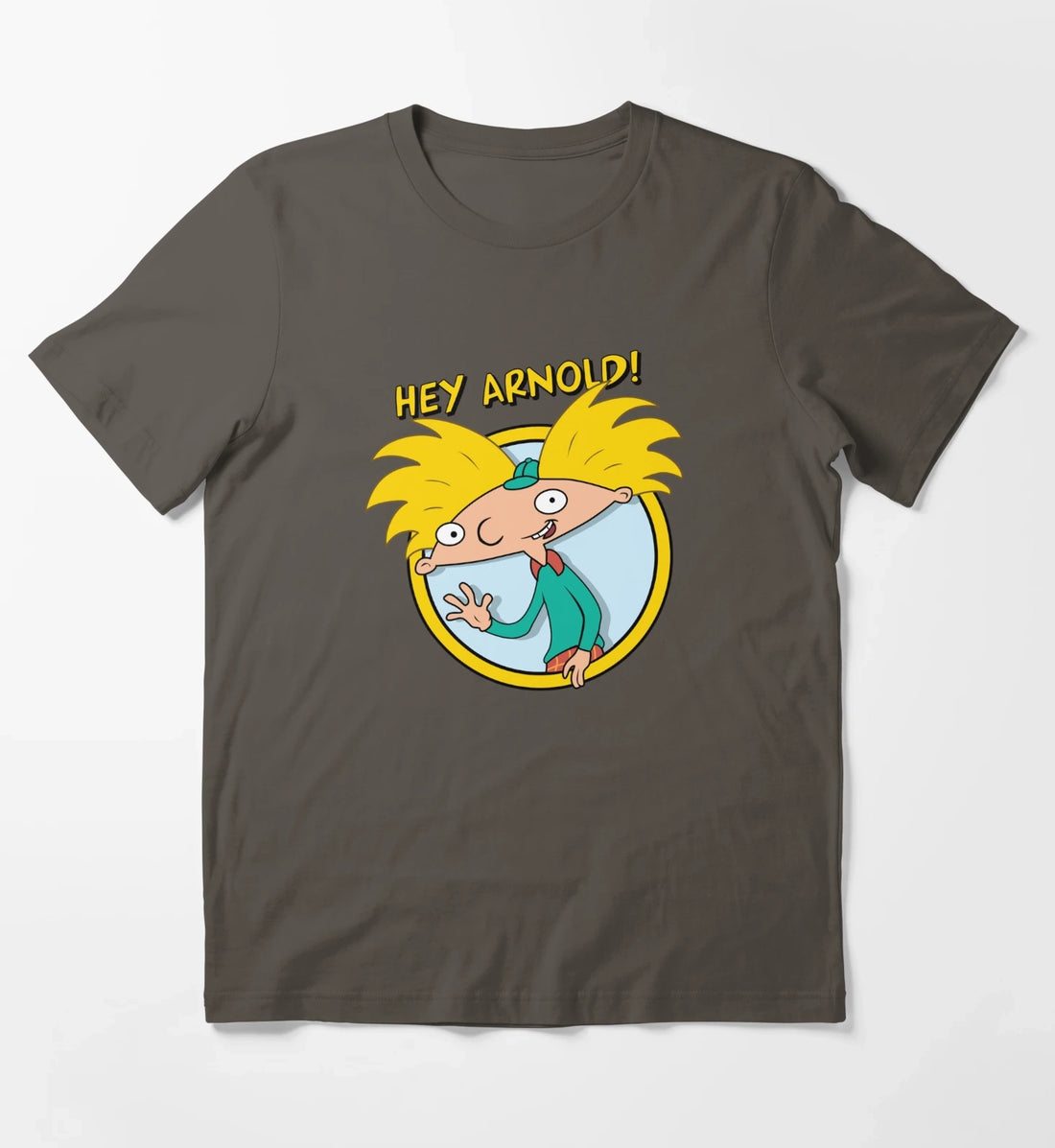 Hey Arnold Arnold Classic Wave Poster T-Shirt Dark Grey