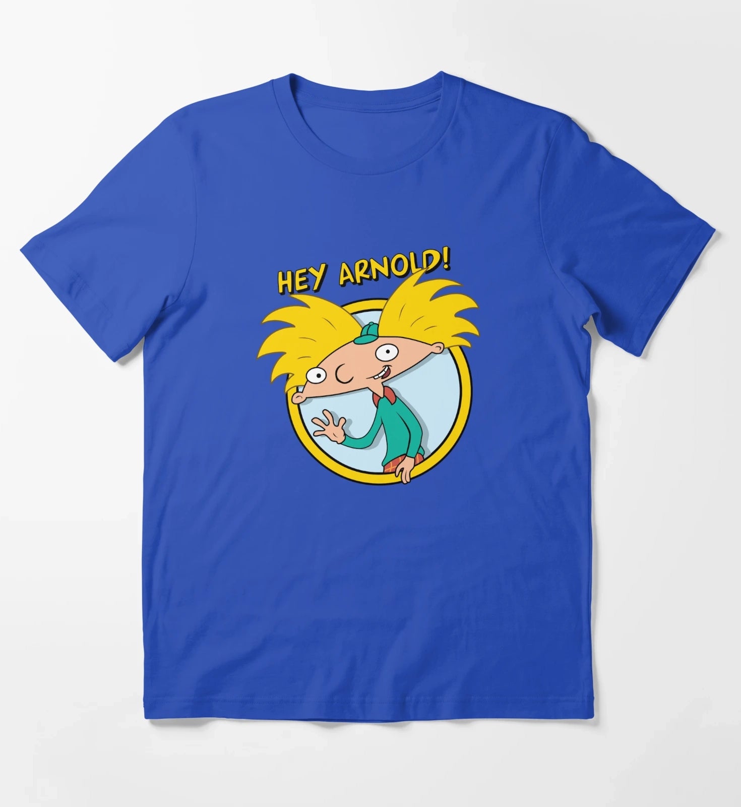 Hey Arnold Arnold Classic Wave Poster T-Shirt Blue