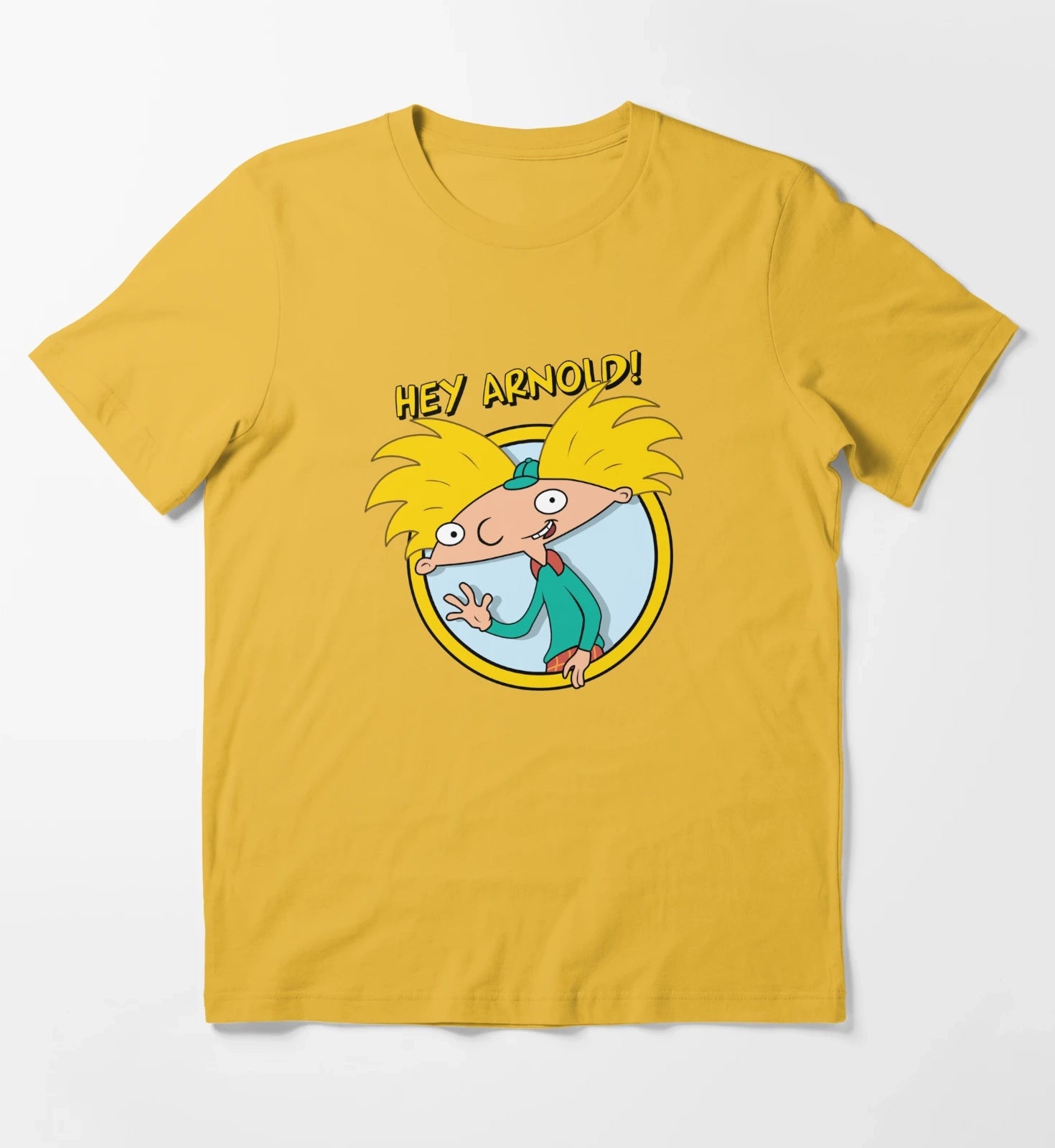 Hey Arnold Arnold Classic Wave Poster T-Shirt Yellow