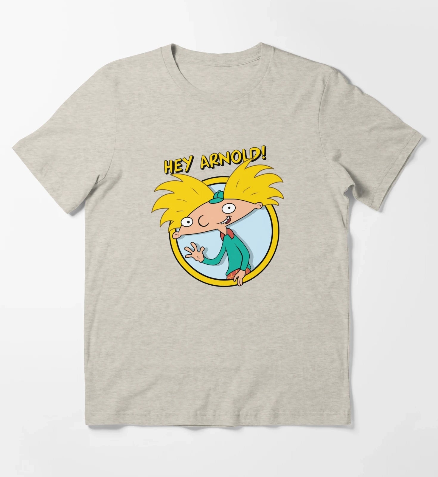 Hey Arnold Arnold Classic Wave Poster T-Shirt Cream