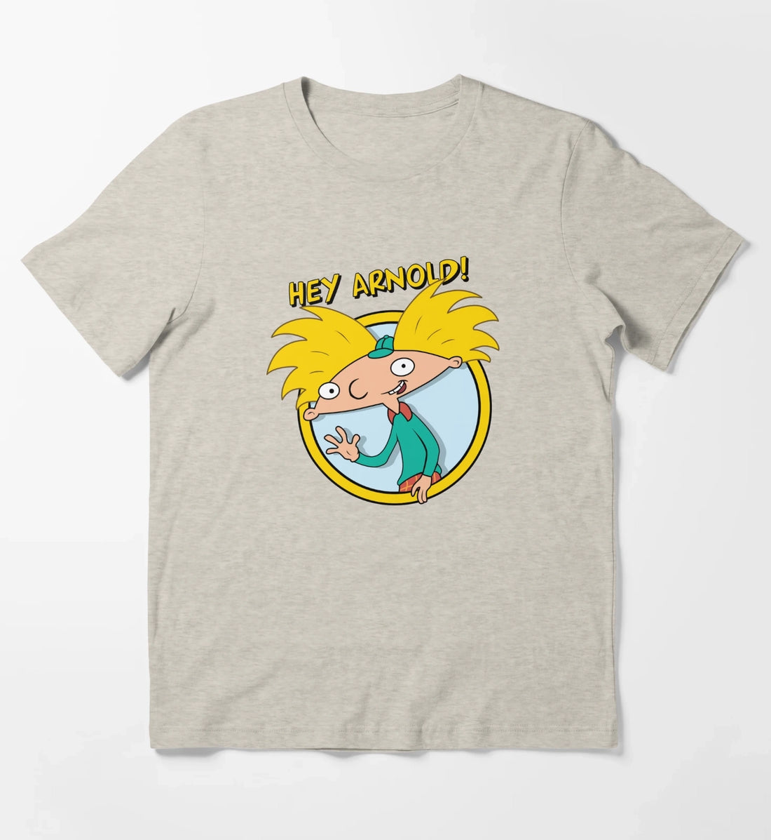 Hey Arnold Arnold Classic Wave Poster T-Shirt Cream