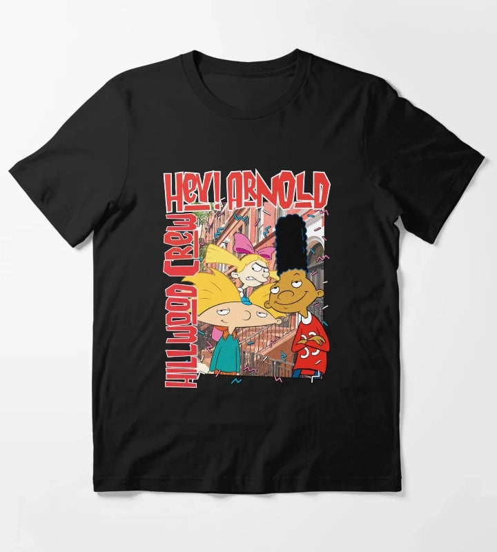 Hey Arnold Colorful Hillwood Poster T-Shirt