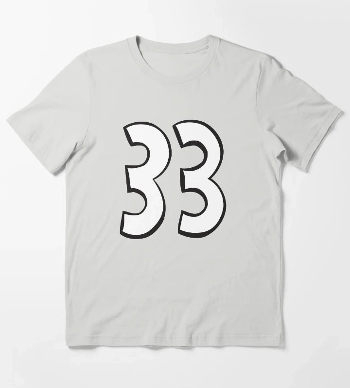 Hey Arnold Halloween Gerald Number 33 Costume T-Shirt Light Grey