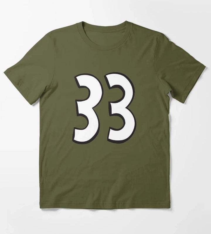 Hey Arnold Halloween Gerald Number 33 Costume T-Shirt Olive Green