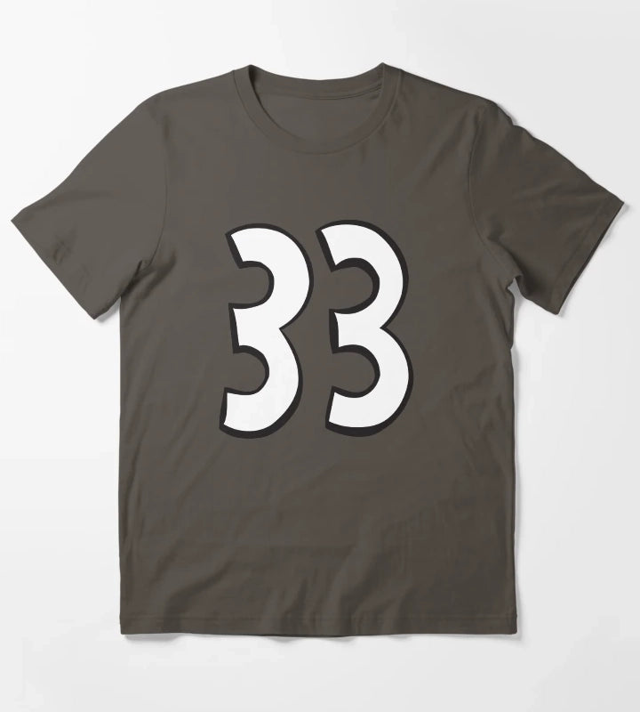 Hey Arnold Halloween Gerald Number 33 Costume T-Shirt Dark Grey