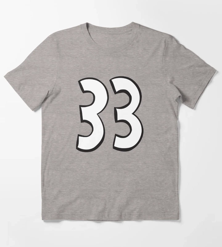 Hey Arnold Halloween Gerald Number 33 Costume T-Shirt Heather Grey