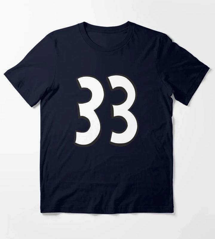 Hey Arnold Halloween Gerald Number 33 Costume T-Shirt Navy