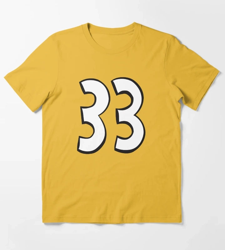 Hey Arnold Halloween Gerald Number 33 Costume T-Shirt Yellow